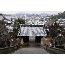 御袖天満宮から見た雪景色