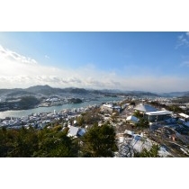 千光寺公園から見る雪景色