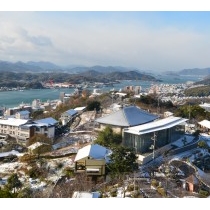 千光寺公園から見る雪景色