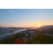 千光寺公園から見る秋の夕景