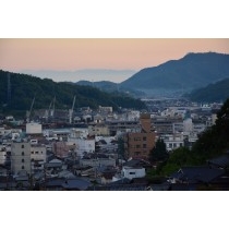 西國寺から見た夕景