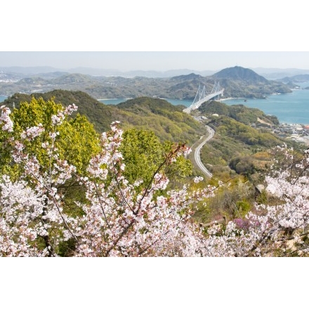 白滝山から見る春の風景