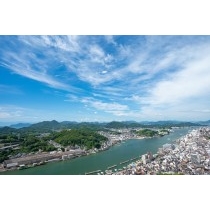 浄土寺山不動岩展望台から見る夏風景