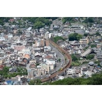 浄土寺山不動岩展望台から見る尾道市街地
