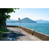 向島から見る瀬戸内海の夏風景