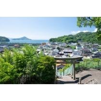 冠天神から見る夏風景