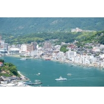 岩屋山から見る尾道の夏風景