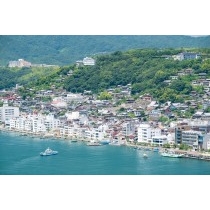 岩屋山から見る尾道の夏風景