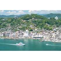 岩屋山から見る尾道の夏風景