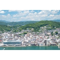 岩屋山から見る尾道の夏風景