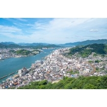 浄土寺山不動岩展望台から見る夏風景