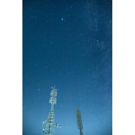 高見山から見る夏の星空