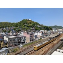 尾道駅周辺の街並み