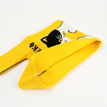 ニットトート レモンネコ