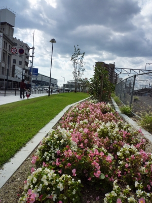 尾道駅の公園